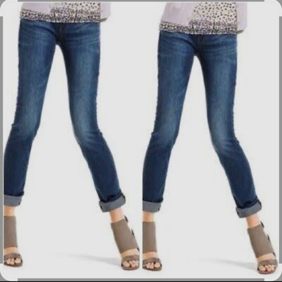 CAbi #222 Laguna Slim Boyfriend Jeans  Women's Midrise  Straight Leg Size 27 - Picture 2 of 8